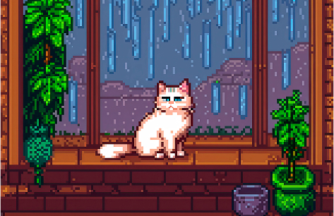 pixel cat